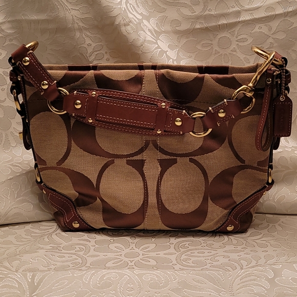 NWOT LARGE COACH CARLY BAG - Picture 6 of 8